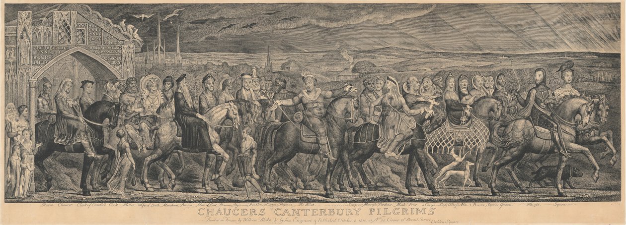 Canterbury Pilgrims od William Blake