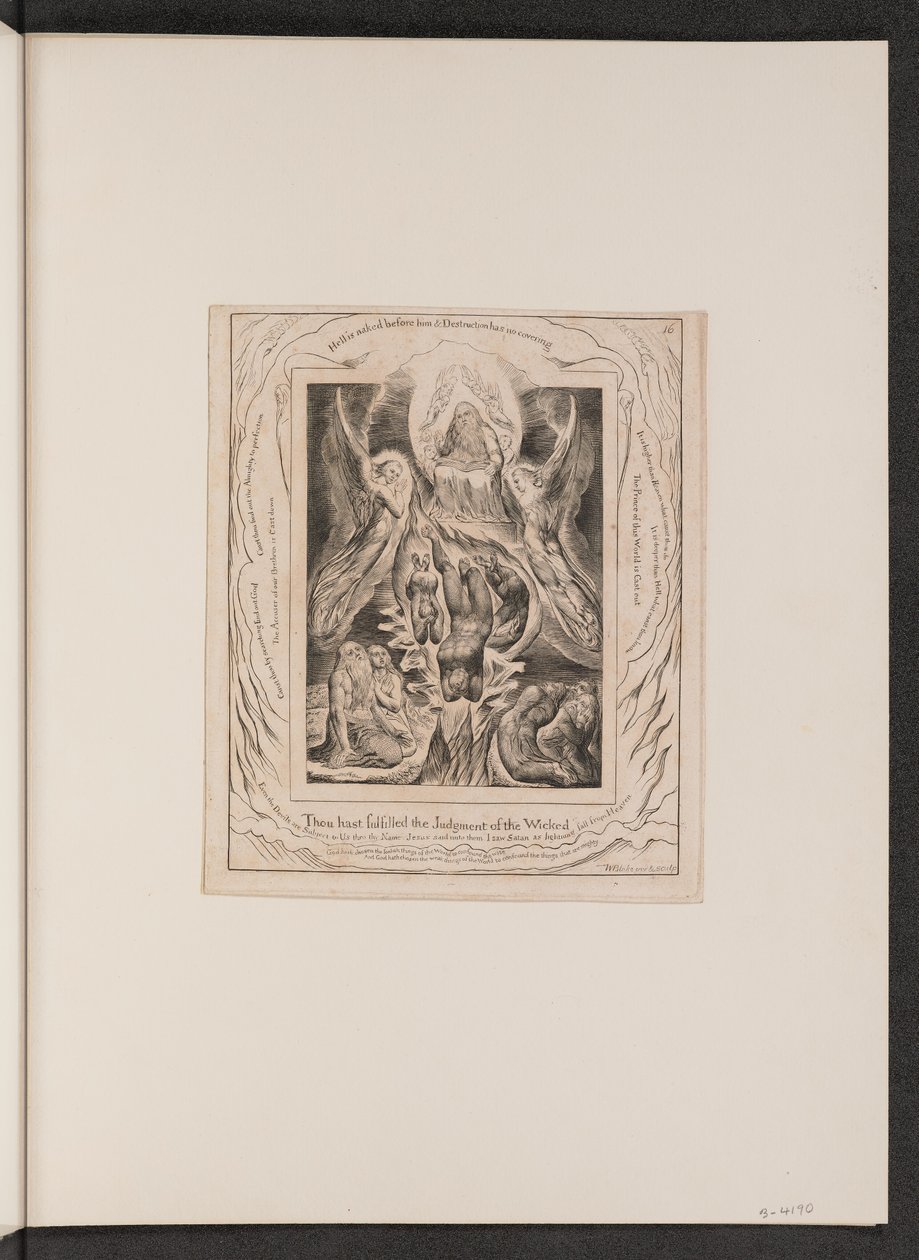 Pád Satana od William Blake