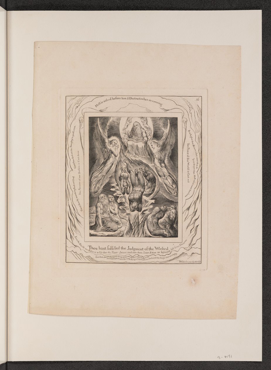 Pád Satana, 1825. od William Blake