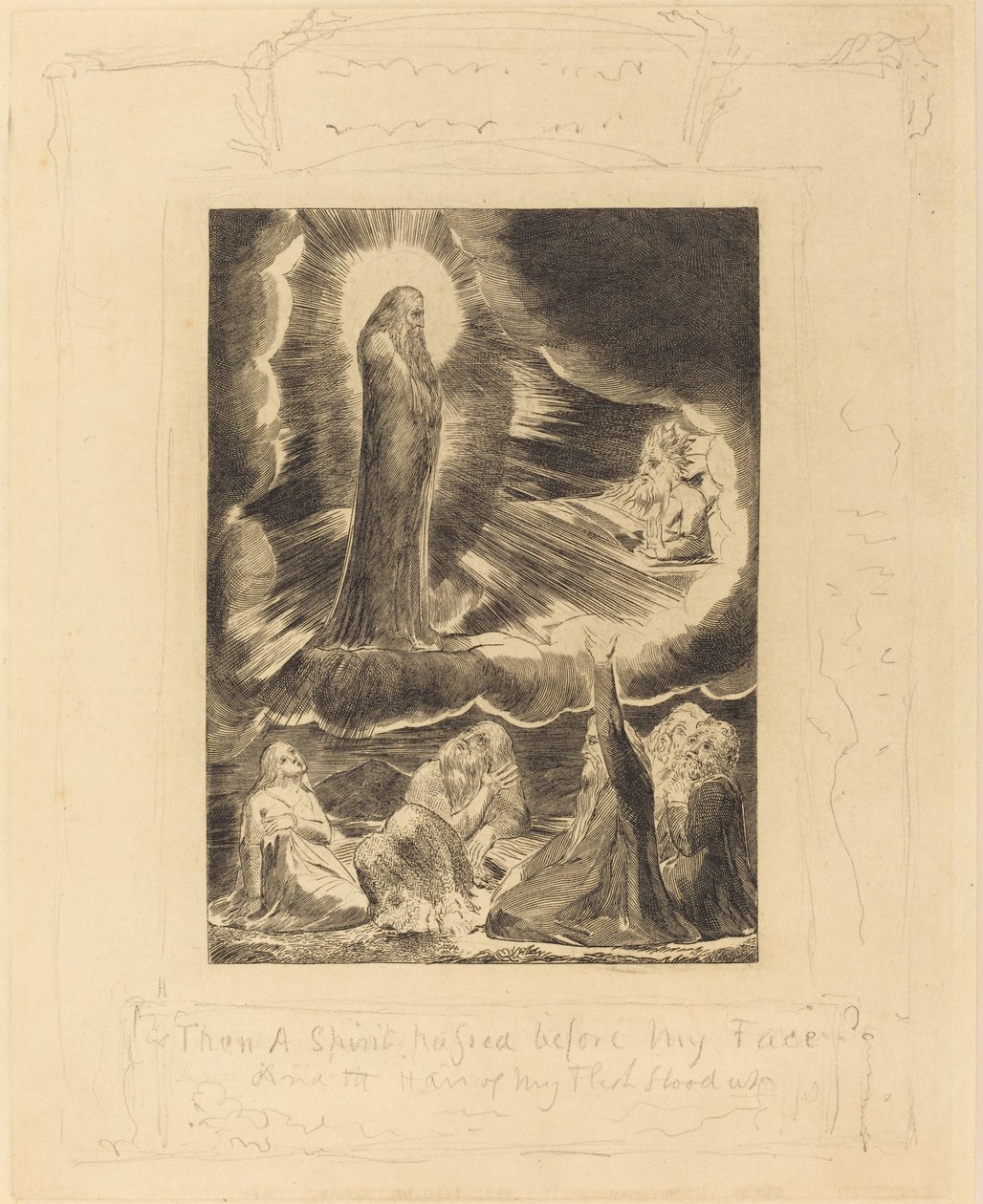Vize Eliphaze, od William Blake