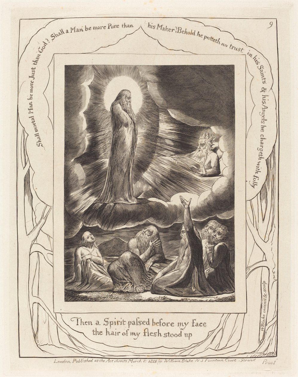 Vize Eliphaze, od William Blake