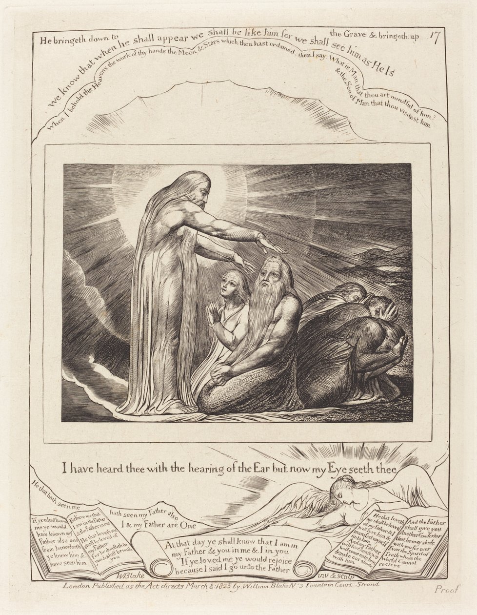 The Vision of God, 1825. od William Blake
