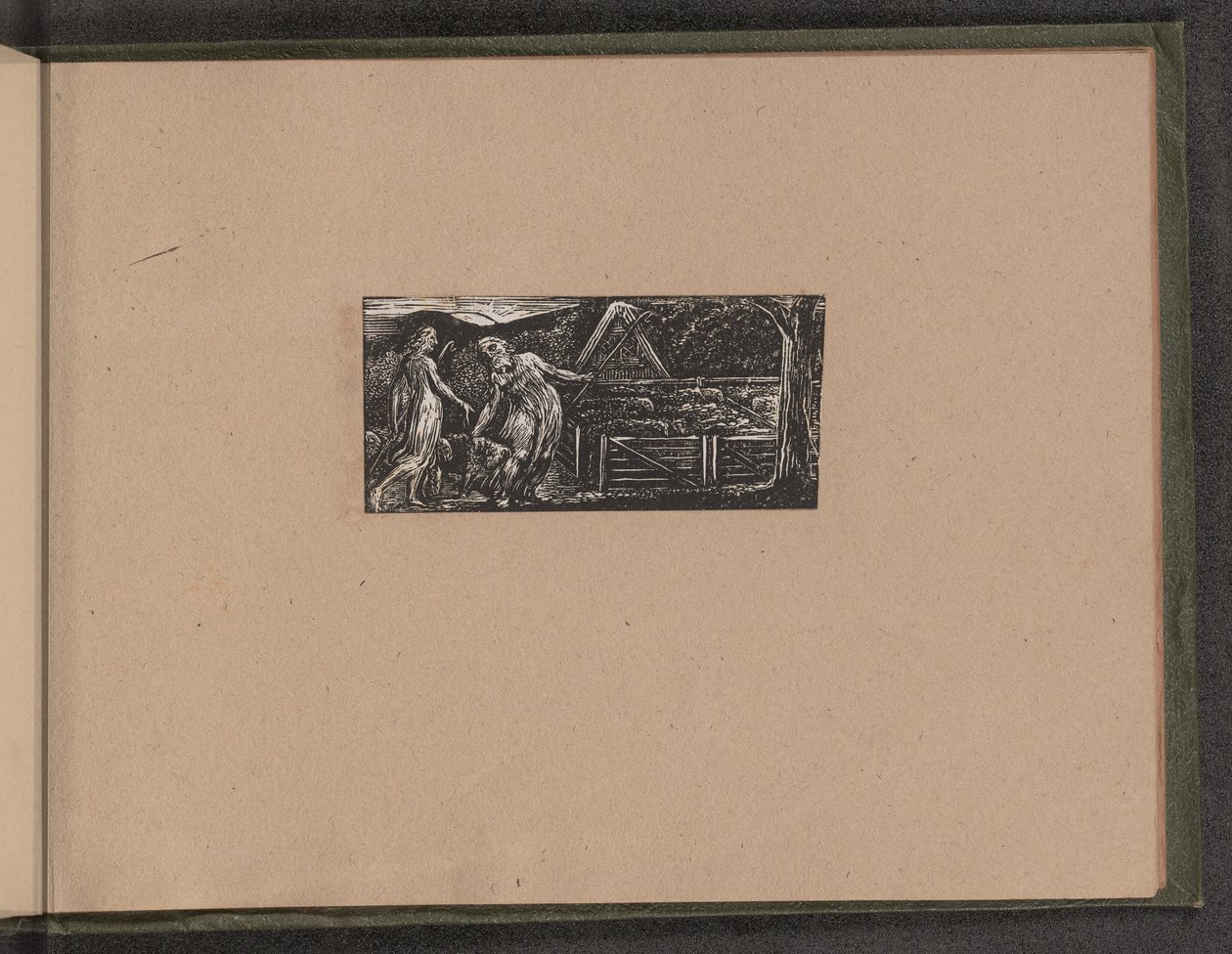 Thenot a Colinet vedou svá stáda společně od William Blake