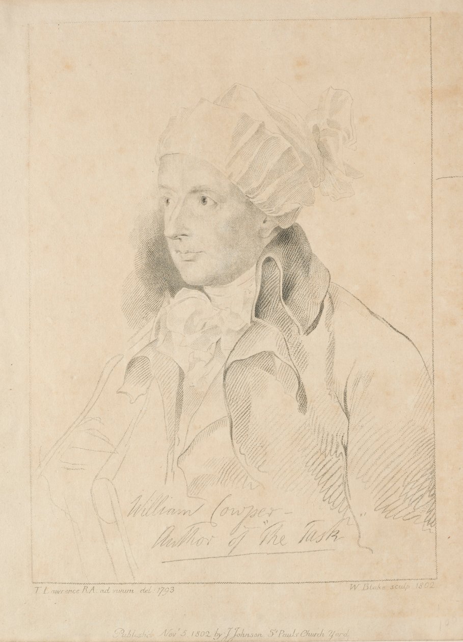 William Cowper, 1802. od William Blake