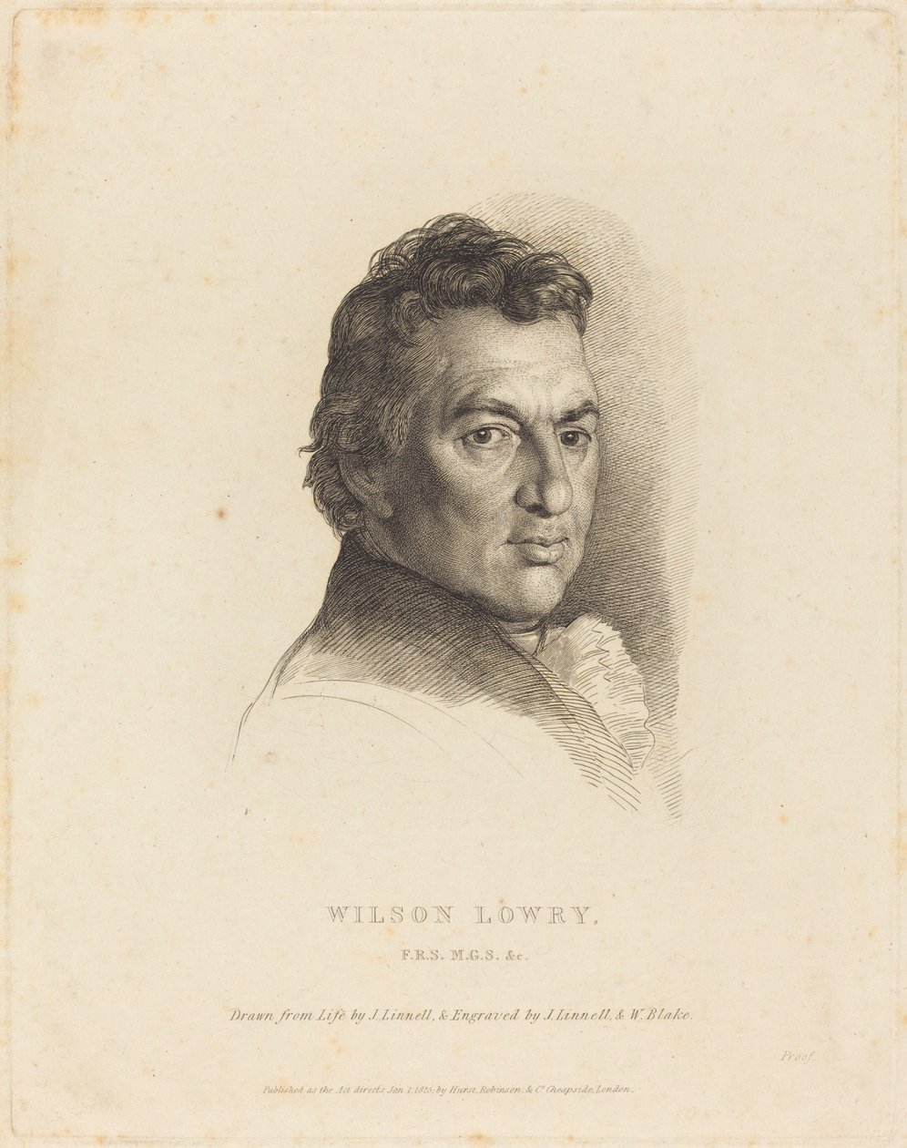 Wilson Lowry, 1825. od William Blake