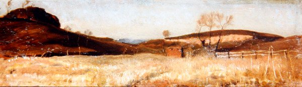 Dawn, Umbria, cca 1895 (olej na panelu) od William Blake Richmond