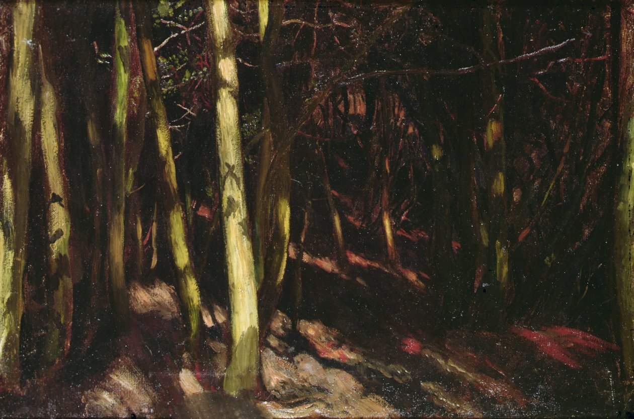 Stromy, cca 1890 (olej na palubě) od William Blake Richmond