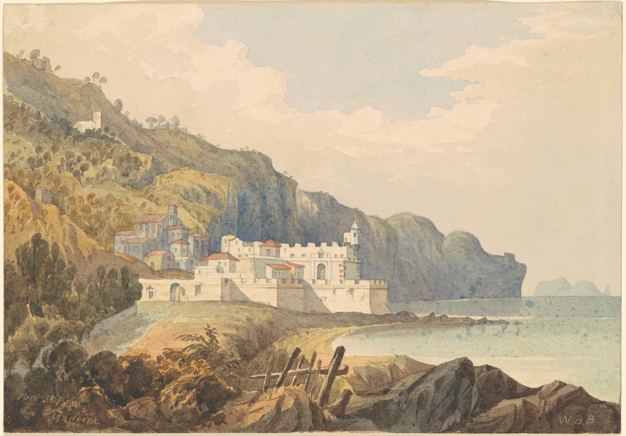 Fort St. Lago, Madeira od William Brenton Boggs