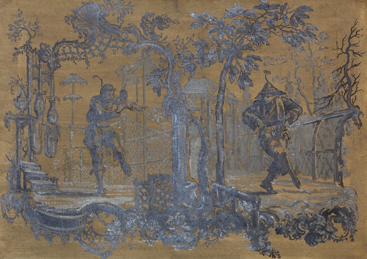 Chinoiserie (olej na plátně) od William Bruce Ellis Ranken