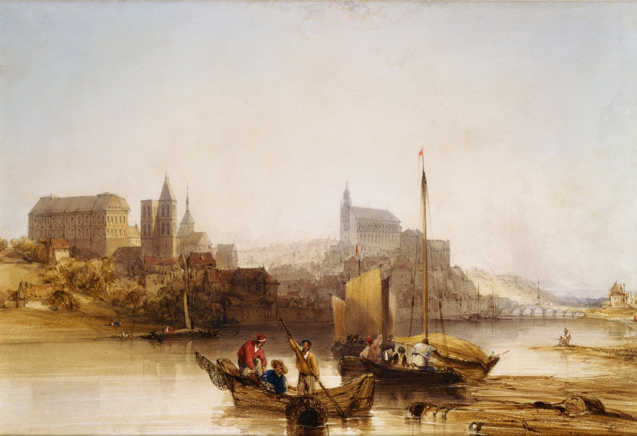 Blois na Loiře, 1840 od William Callow