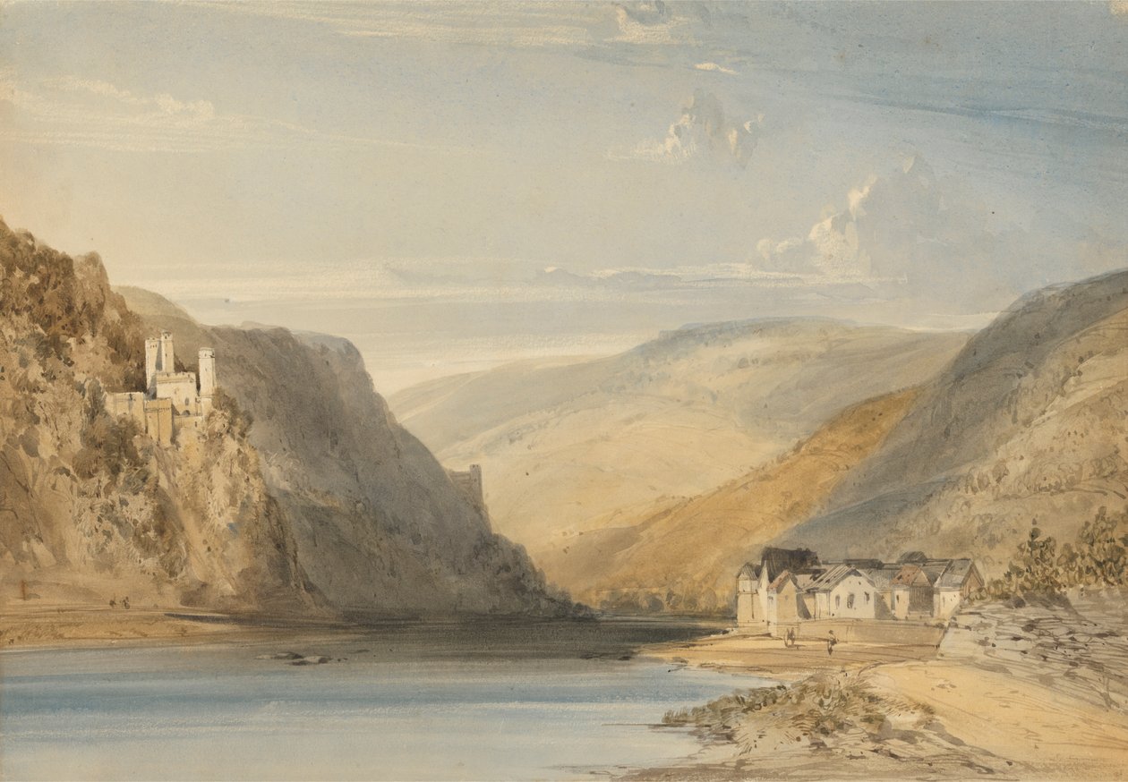 Rýn v Assmannshausenu od William Callow
