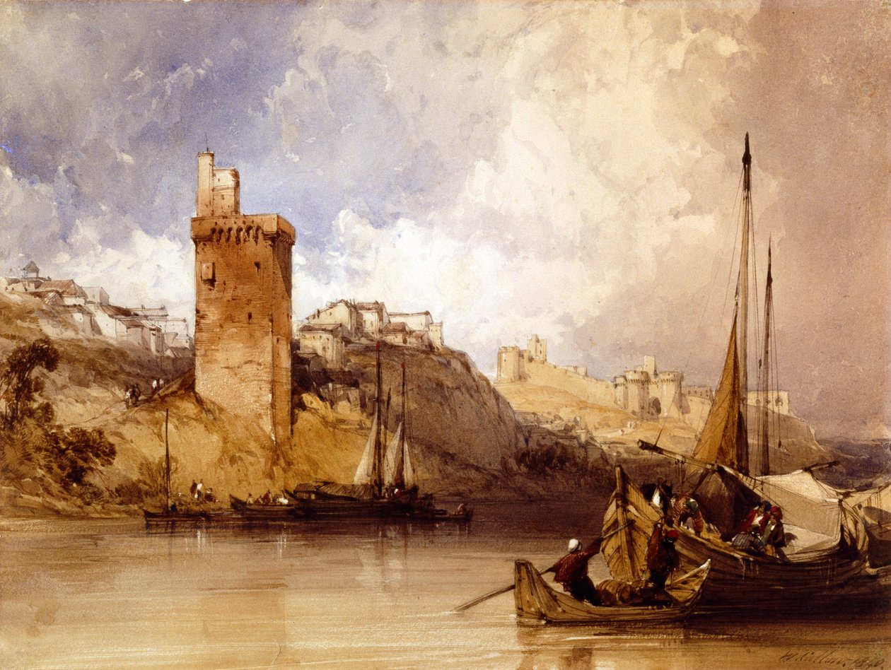 Villeneuve Les Avignon od William Callow