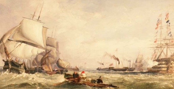 Cowes Regatta (panel) od Clarkson Frederick Stanfield