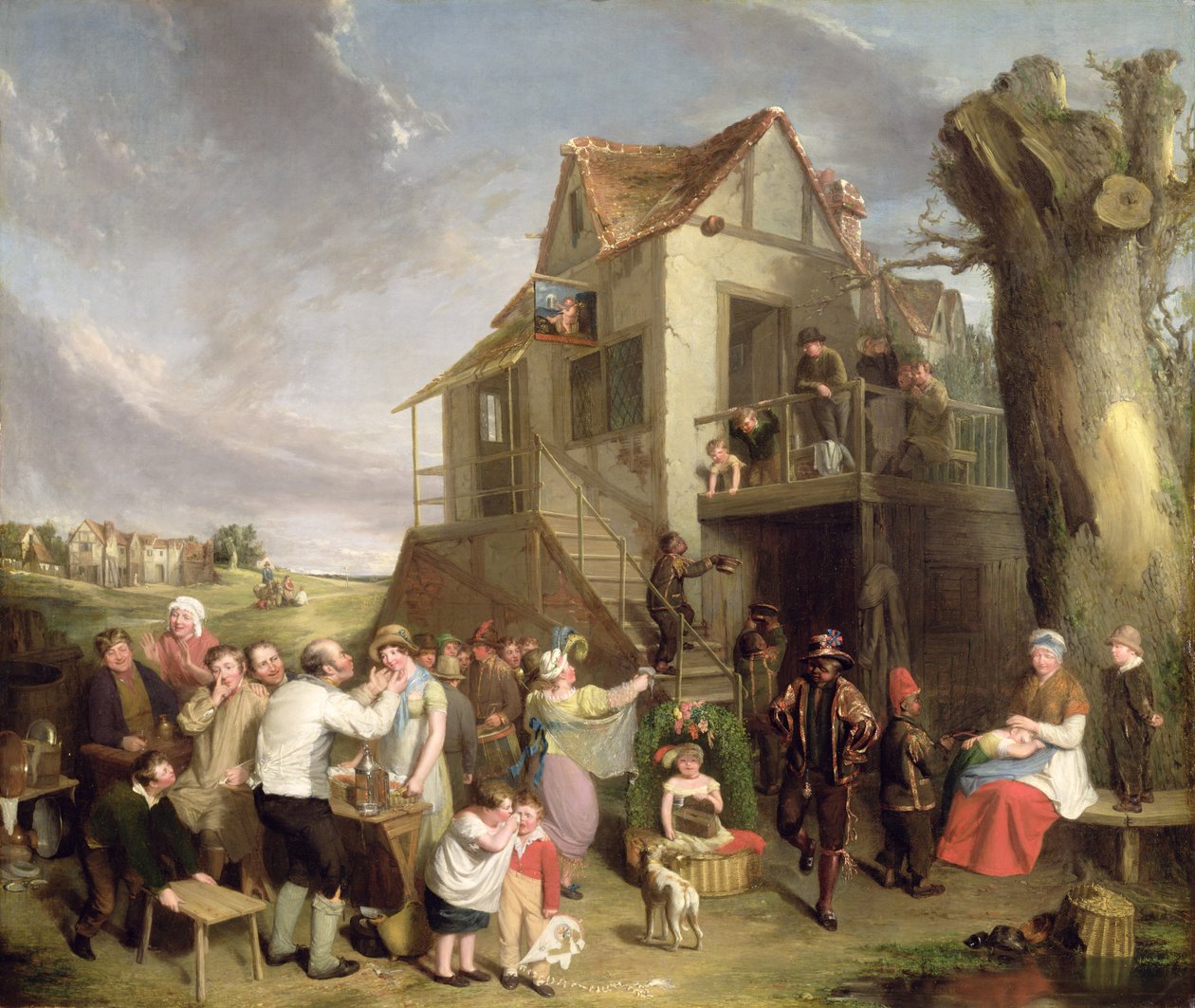 První máj, cca 1811-12 (olej na plátně) od William Collins