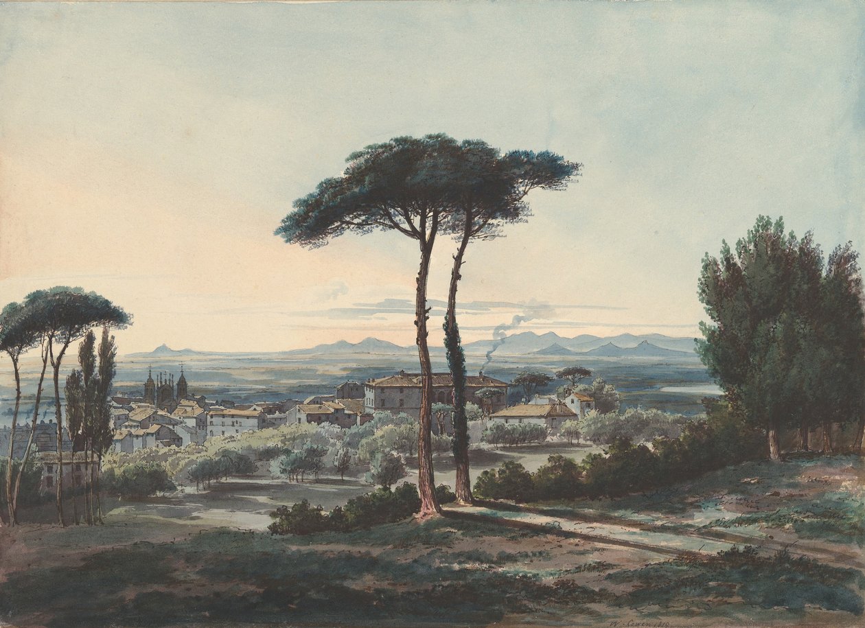 Frascati, poblíž Říma, 1819. od William Cowen