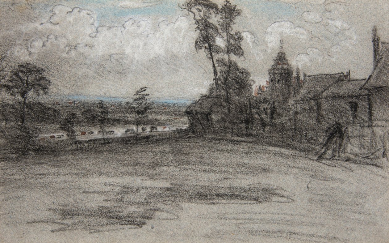 Londýn od Prioru, Hampstead. Sprchy od William Crotch