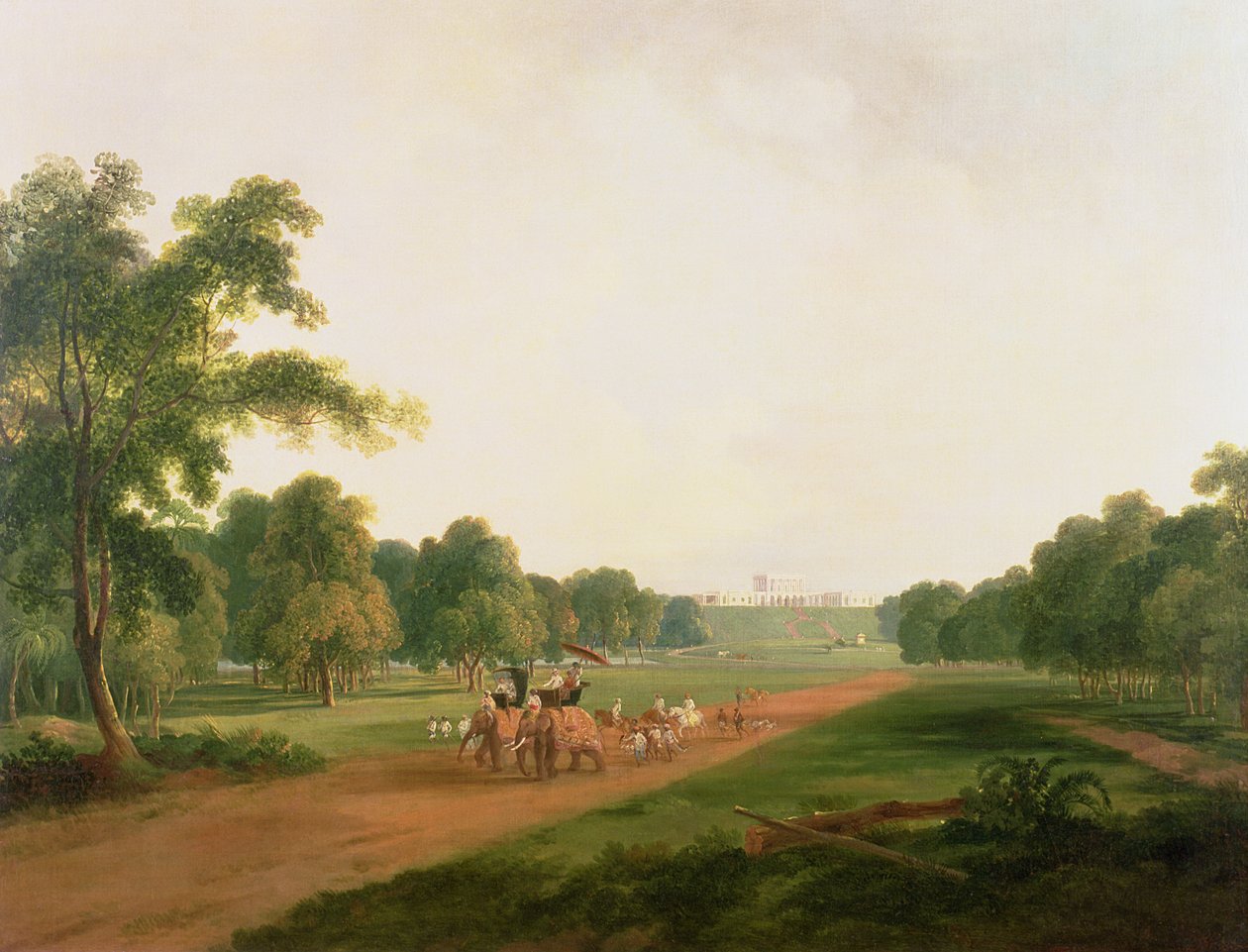 Lovecká párty v Indii od William Daniell
