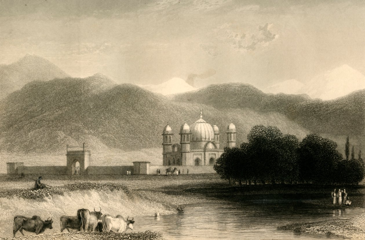 V Nujibabad, Rohilcund, 1835. od William Daniell
