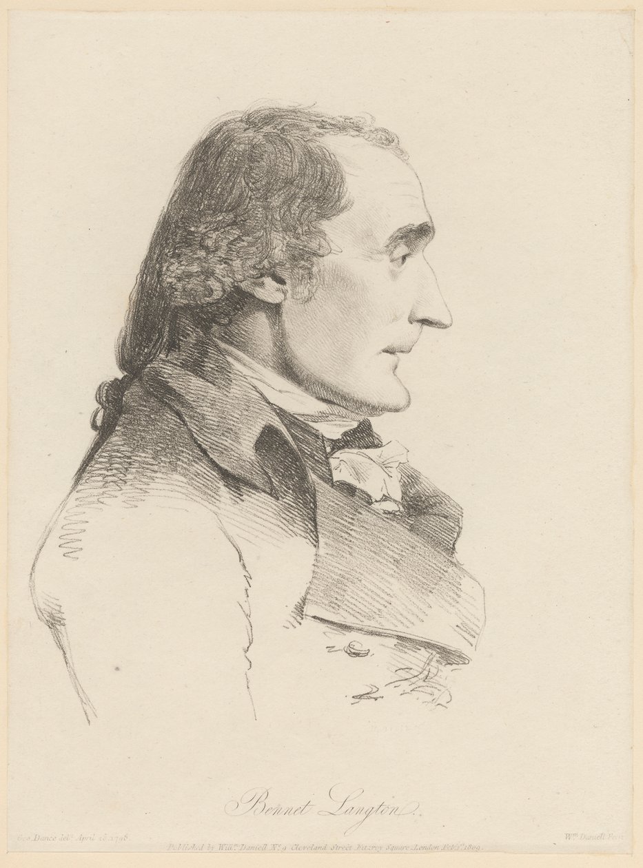 Bennet Langton od William Daniell