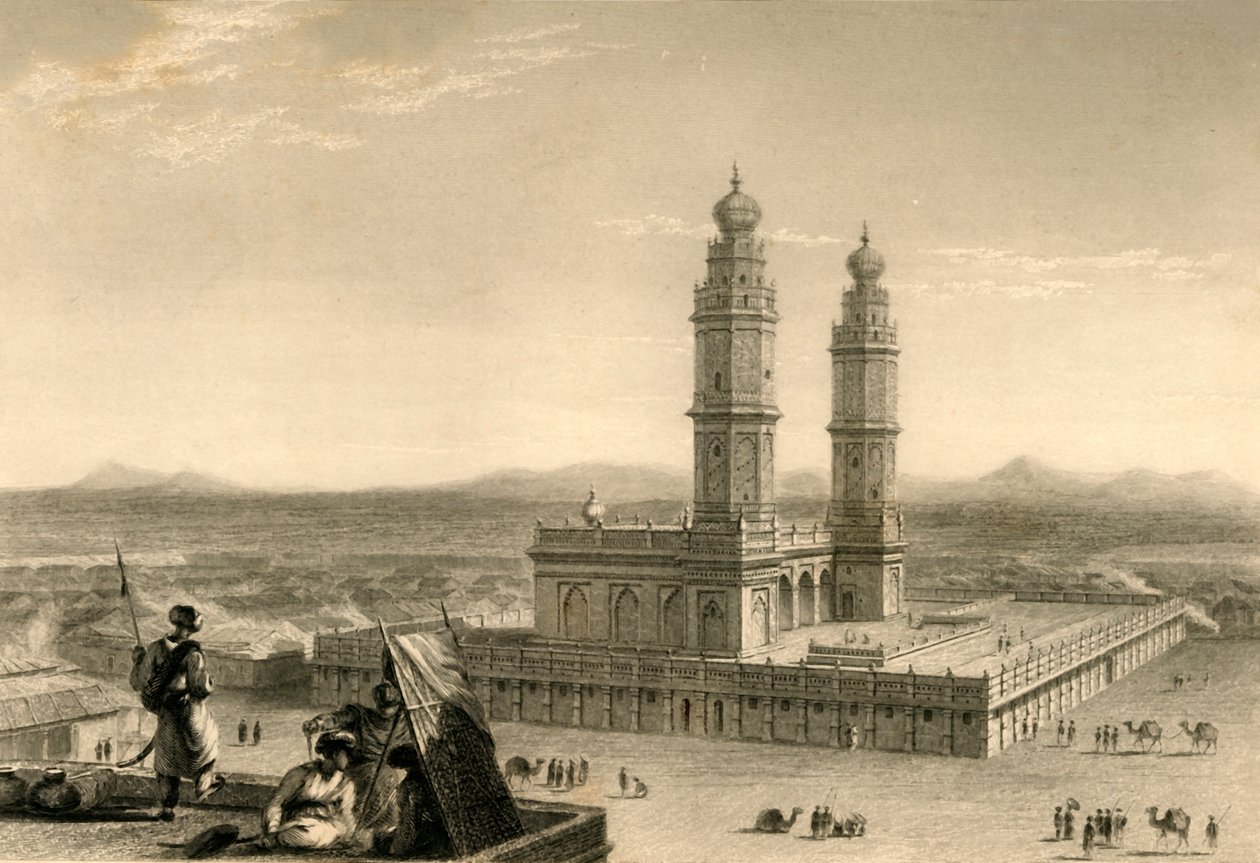 Mešita v Coimbatore, 1835. od William Daniell
