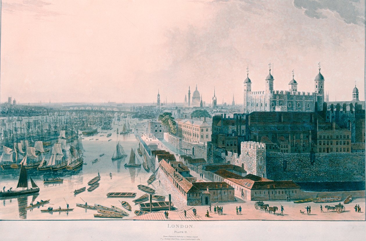 Pohled na Londýn, 1804 od William Daniell