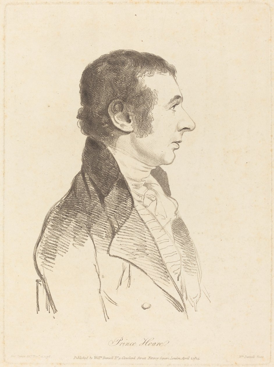 princ Hoare od William Daniell after George Dance II