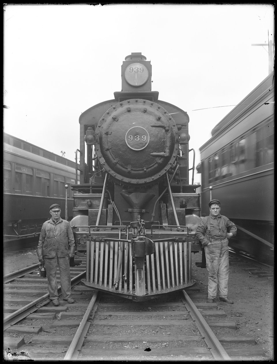 Lokomotiva Erie Railroad, čelní, c.1911-12 od William Davis Hassler