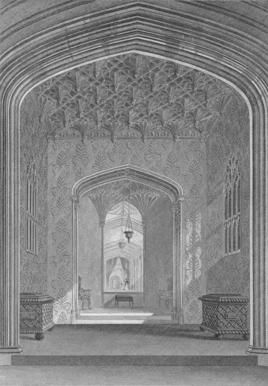 Fonthill Abbey, Oratory, 1824 od William Deeble