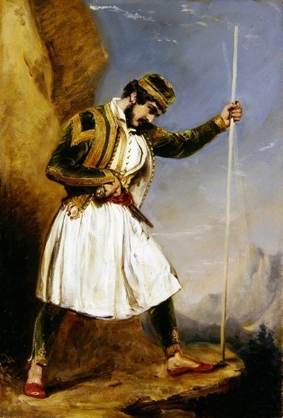 An Evzone (olej na papíře) od William Derby