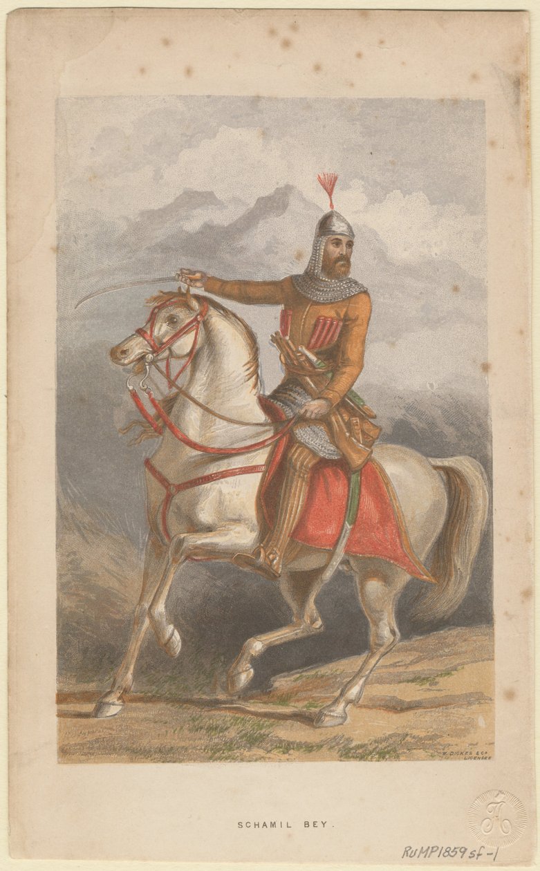 Imám Šamil 1797-1871 od William Dickes