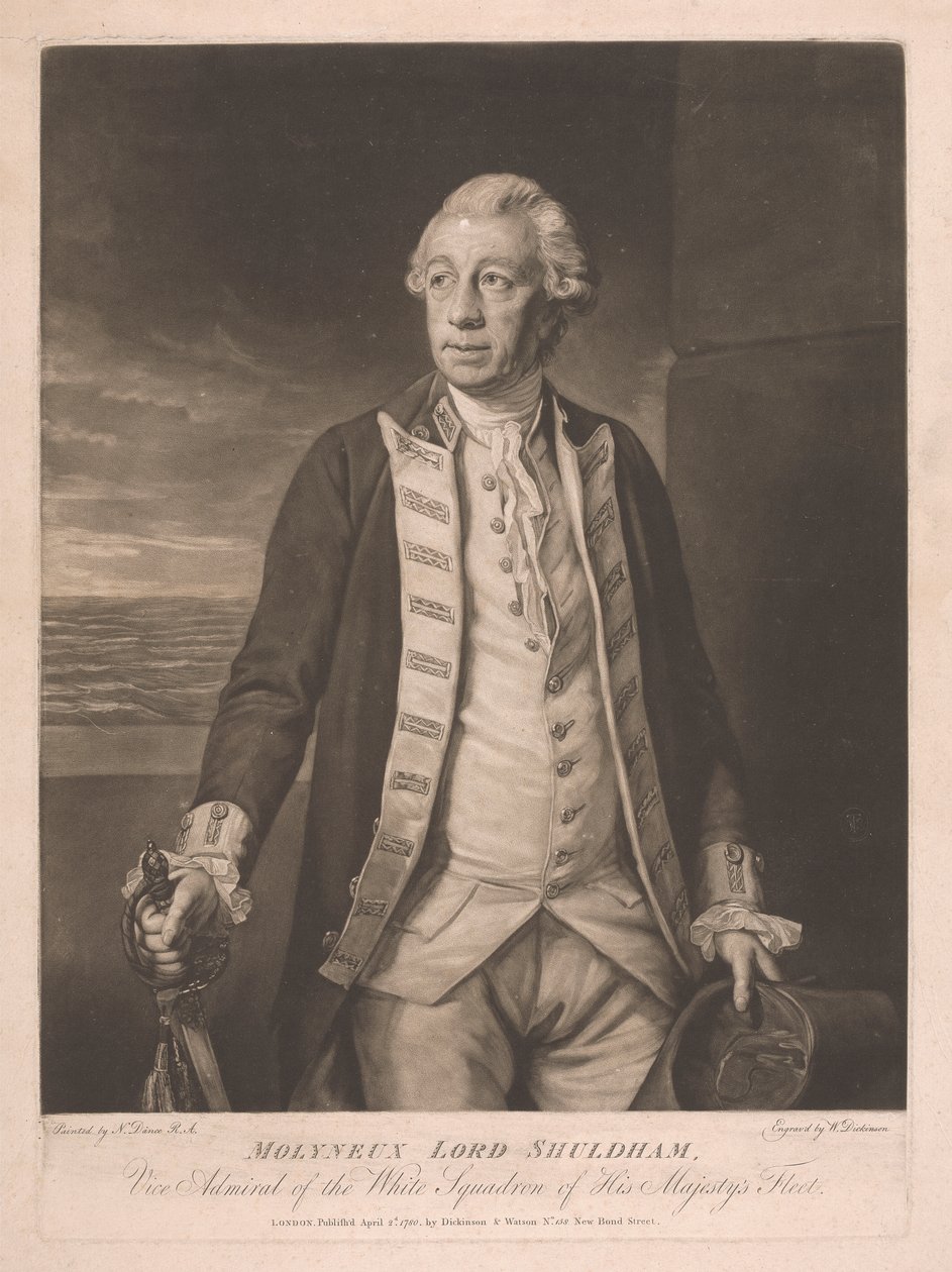 Molyneux Lord Shuldham od William Dickinson