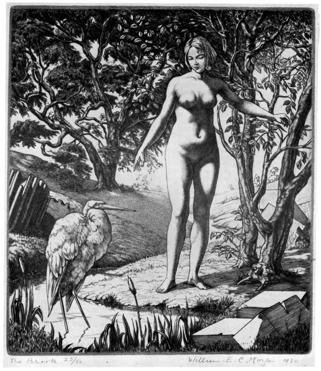 The Brook, 1930. od William EC Morgan
