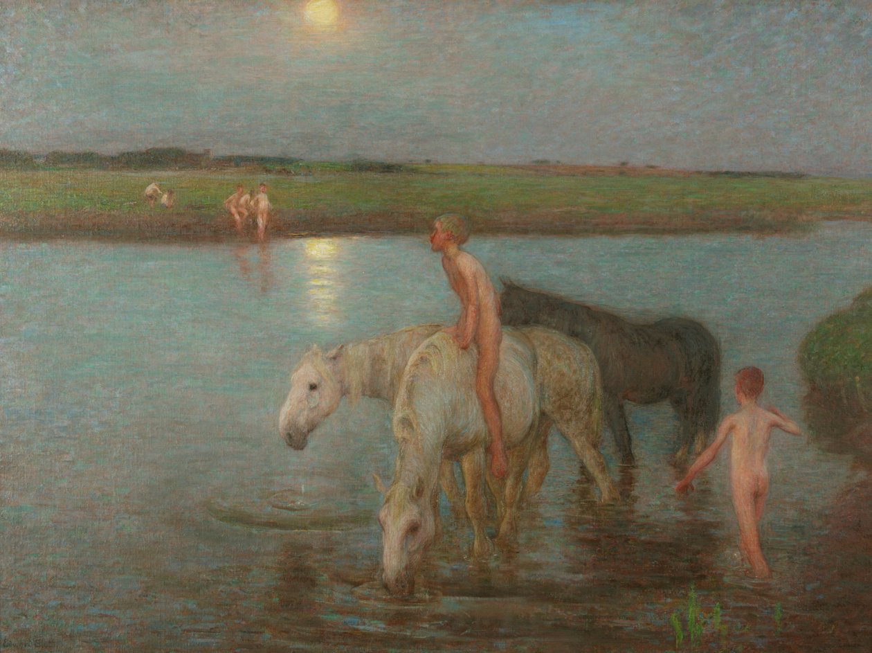 Břeh řeky od William Edward Stott