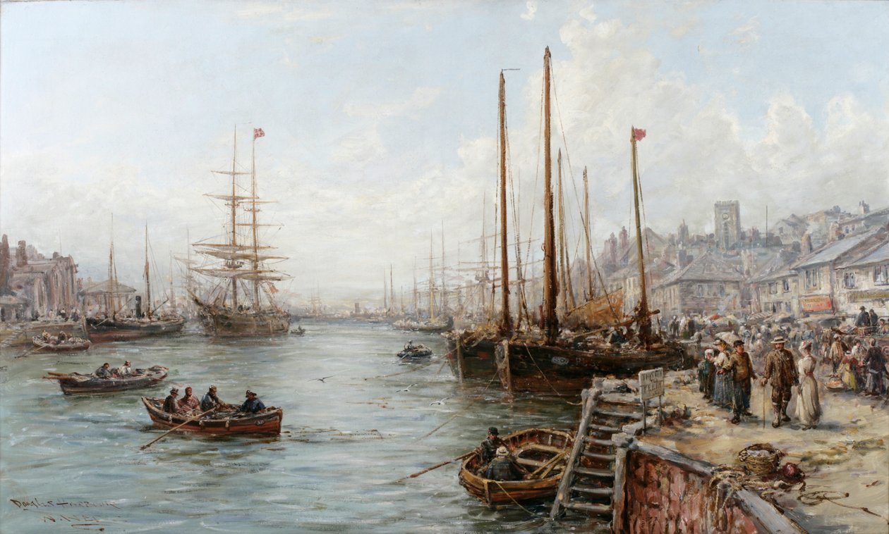 Douglas Harbour, Isle of Man od William Edward Webb