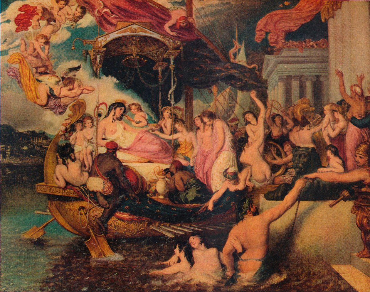 Příjezd Kleopatry do Kilikie, 1821. od William Etty