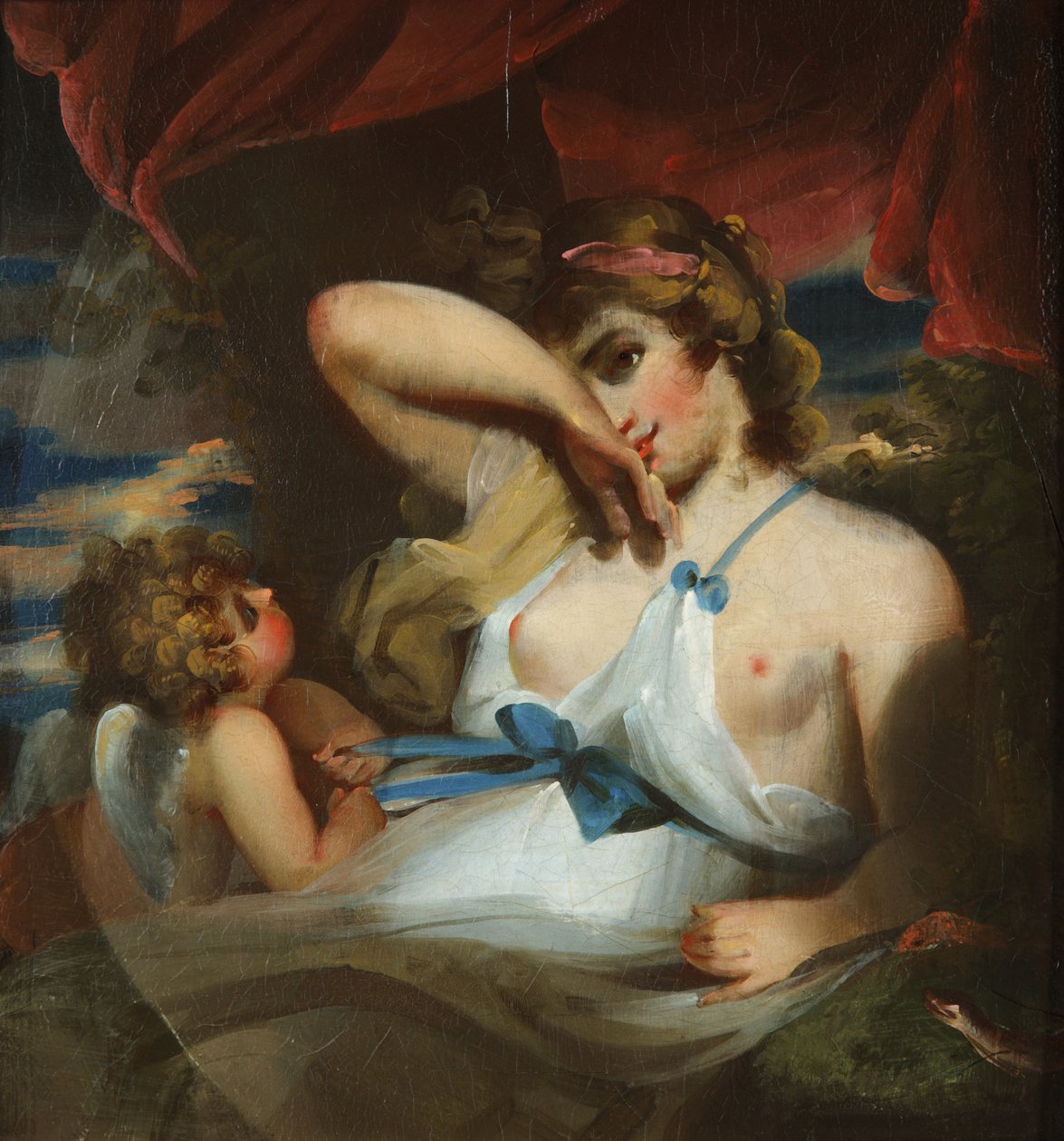 Bohyně a Amor od William Etty
