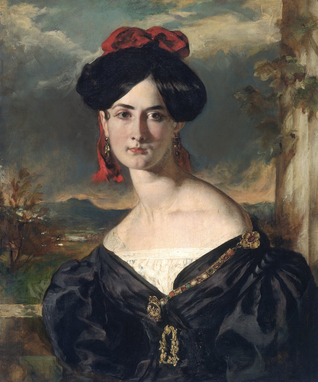 Louisa Vaughan (rozená Rolls) (olej na plátně) od William Etty