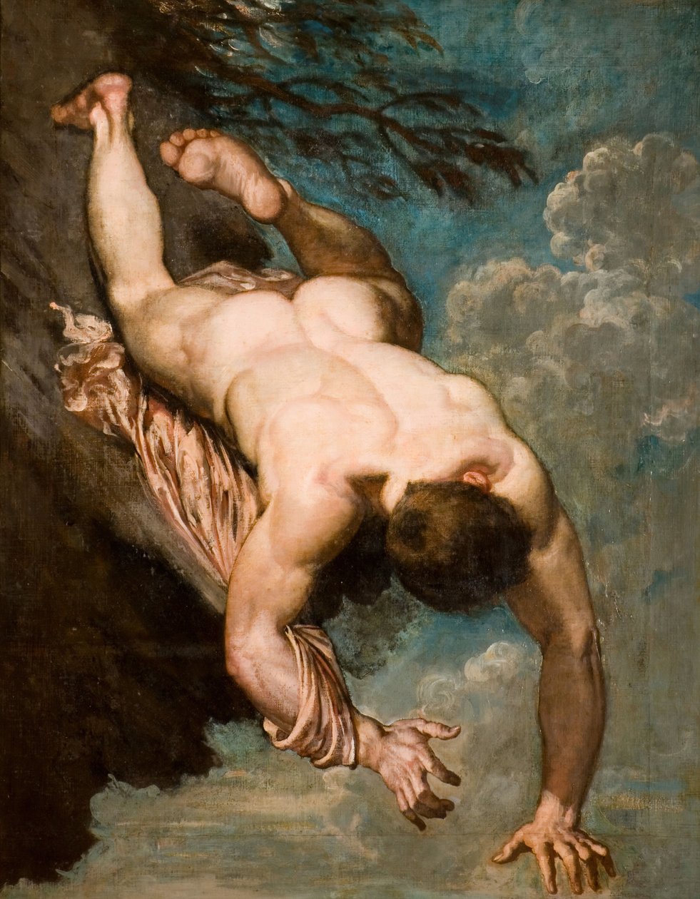 Manlius Hurled From The Rock, 1818. od William Etty