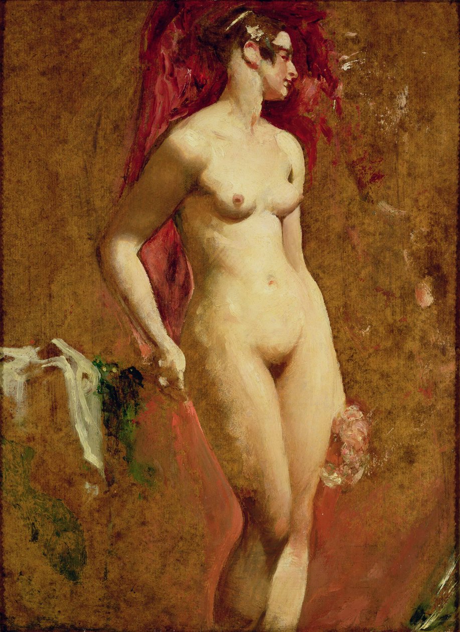 Stojící akt (olej na plátně) od William Etty