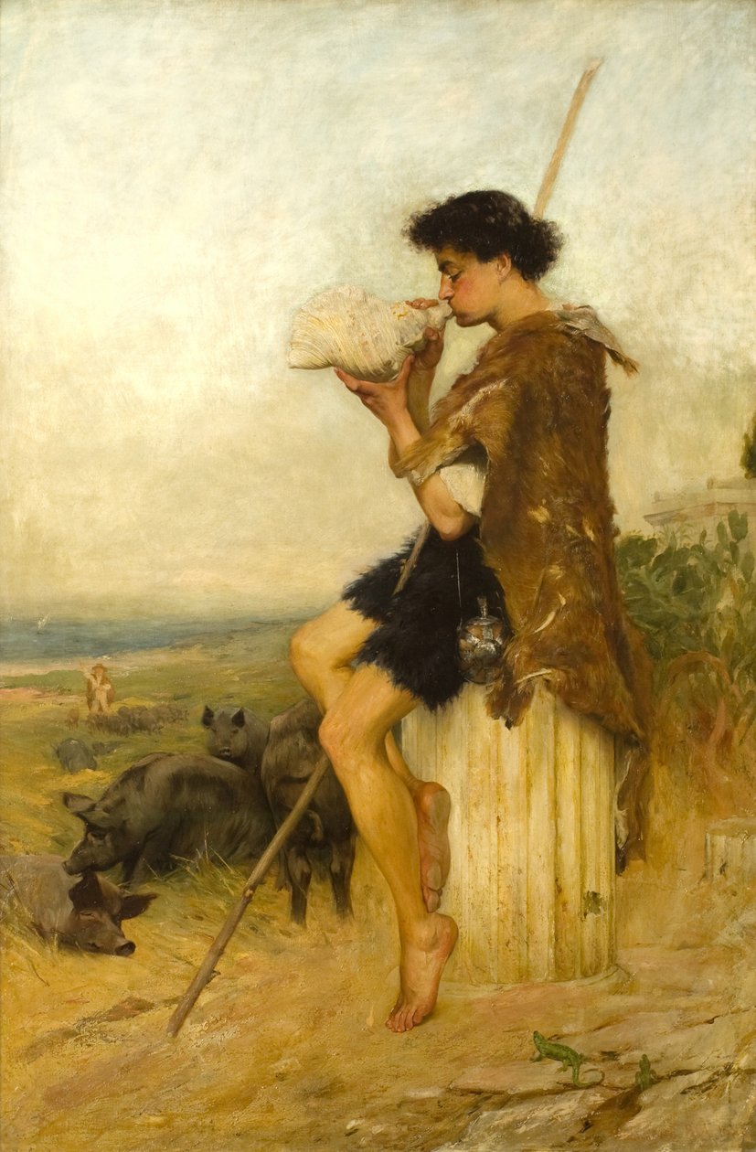 Pastýř vepřů od William Ewart Lockhart