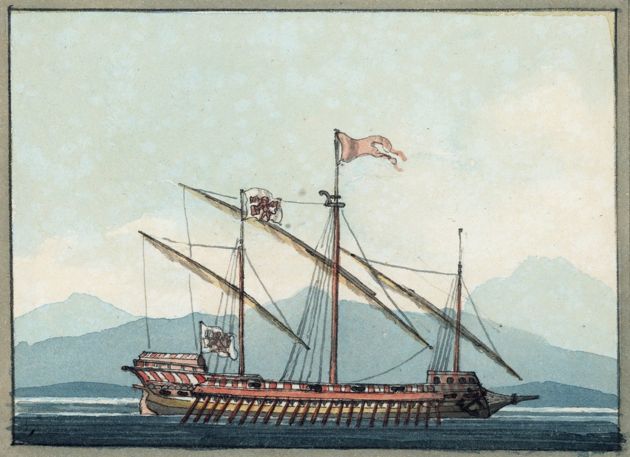 Benátská galeje od William Ffarington