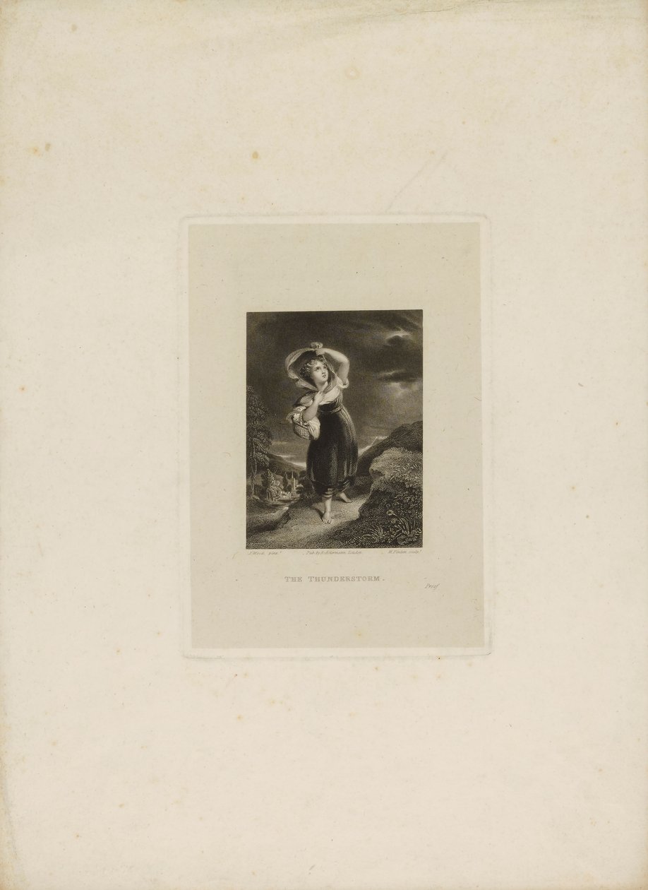 Bouřka od William Finden