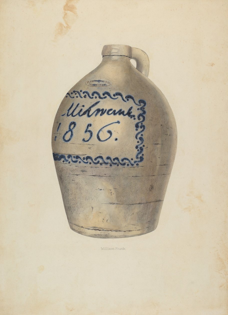 Džbán, c. 1937. od William Frank