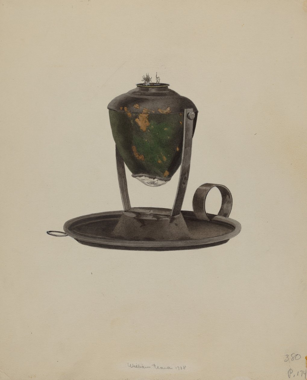 Velrybářská lampa, 1938. od William Frank