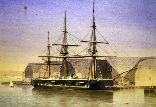 H.M.S. Kapitán od William Frederick Mitchell