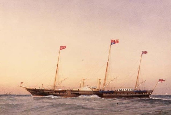 Jachta Victoria a Albert od William Frederick Mitchell
