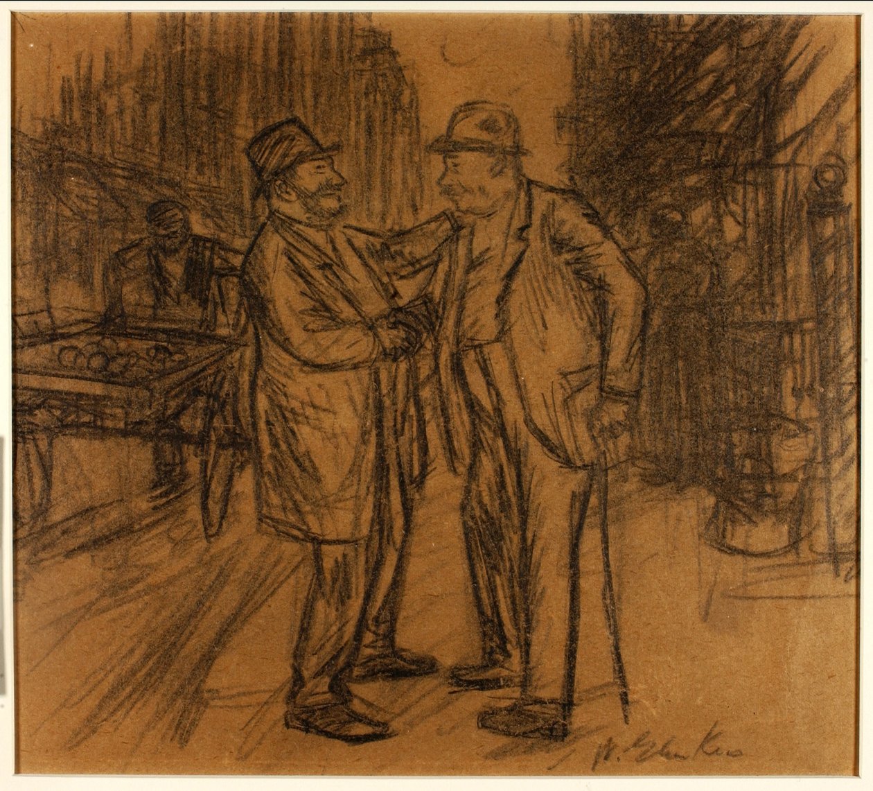New York, East Side od William Glackens