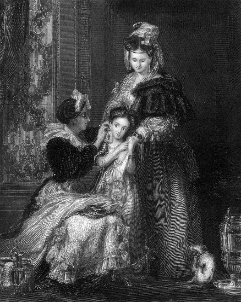První prsten do uší, 1849. od William Greatbach
