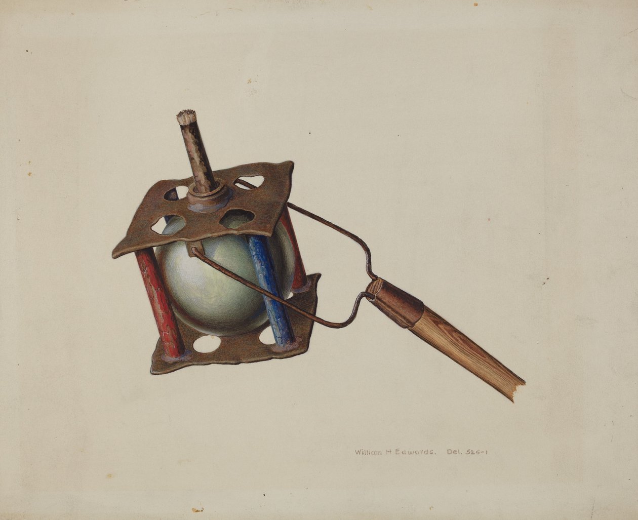 Parade Torch, c. 1939. od William H Edwards