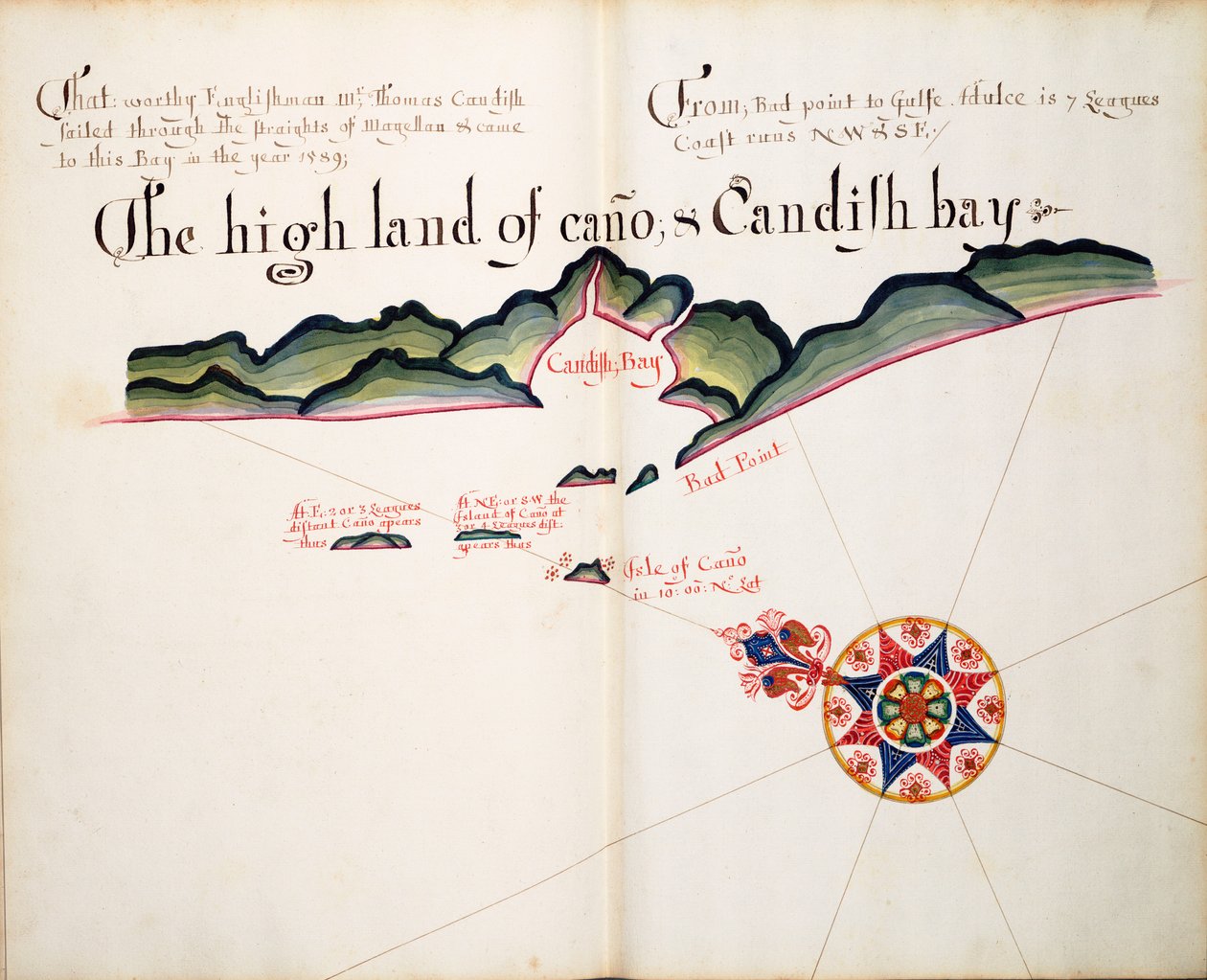Vysoká země Cano  Candish Bay od William Hack